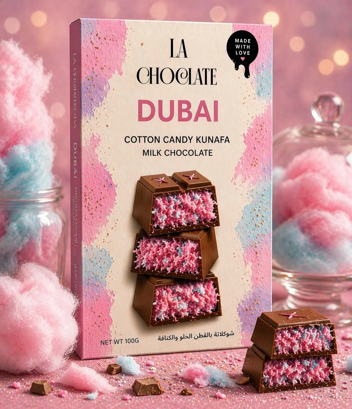 Cotton Candy Kunafa
